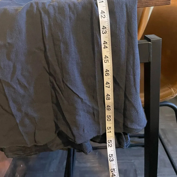 Leon Max navy blue strappy detail maxi silk dress size - Picture 10 of 11